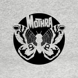 Mothra Circle (Black) T-Shirt